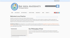 Desktop Screenshot of bayareamaternity.com